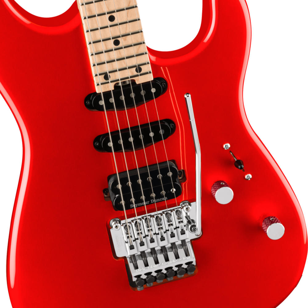 Charvel シャーベル MJ San Dimas Style 1 HSS FR M Metallic Red エレキギター ボディ画像