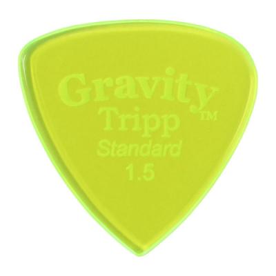 GRAVITY GUITAR PICKS Tripp -Standard- GTRS15P 1.5mm Fluorescent Green ピック