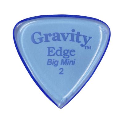 GRAVITY GUITAR PICKS Edge -Big Mini- GEEB2P 2.0mm Blue ギターピック