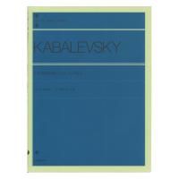 全音ピアノライブラリー カバレフスキー 2つのソナチネ Op.13 全音楽譜出版社 全音 表紙 画像