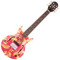 Woodstics Guitars WS-MINI Pink ＆ Yellow ALOHA 横山健プロデュース＆監修 スピーカー内蔵ミニエレキギター