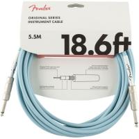 Fender Original Series Instrument Cable SS 18.6’ Daphne Blue ギターケーブル