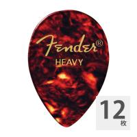 Fender 358 Shape Shell Heavy ギターピック 12枚入り