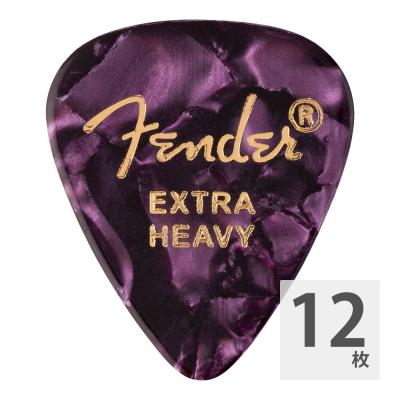 Fender 351 Shape Premium Picks Extra Heavy Purple Moto ギターピック 12枚入り