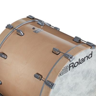 ROLAND KD-222-GN Bass Drum For VAD706 グロスナチュラル 22インチ バスドラムパッド ラグ画像