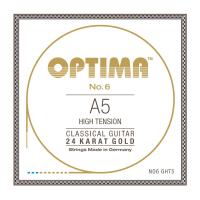 Optima Strings NO6.GHT5 No.6 24K Gold A5 High 5弦 バラ弦 クラシックギター弦