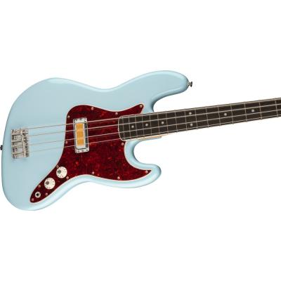 Fender Gold Foil Jazz Bass EB Sonic Blue エレキベース 斜めアングル画像