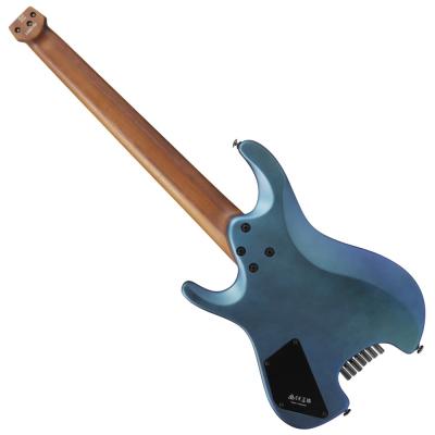 IBANEZ Q547-BMM Q Series Blue Chameleon Metallic Matte 7弦エレキギター ヘッドレスギター バック画像