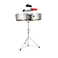 LP LP257-S TITO PUENTE 14" AND 15" TIMBALES Stainless Steel ティンバレス