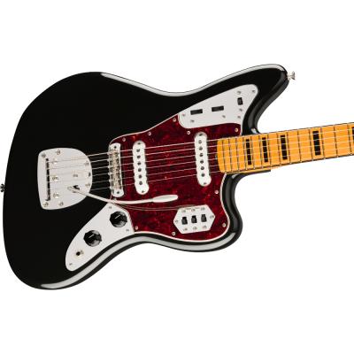 Fender フェンダー Vintera II 70s Jaguar MN BLK エレキギター ジャガー 斜めアングル画像