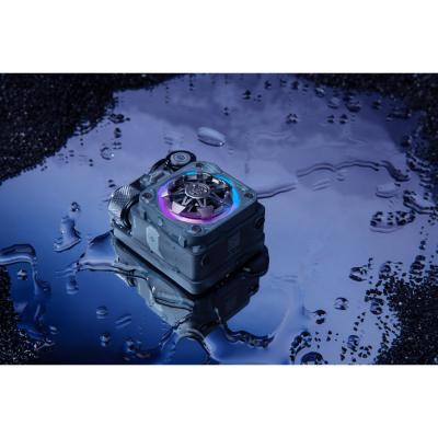 MUZEN MW-PVXLI GRAY Cyber Cube Premium Bluetoothスピーカー グレー 耐水イメージ
