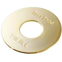ALLPARTS オールパーツ AP-0663-002 Gold Metal Rhythm Treble Ring トグルスイッチプレート