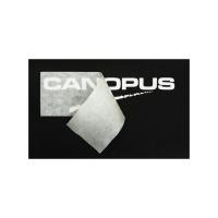 CANOPUS カノウプス Logo Sticker 小 白 デカール ロゴステッカー