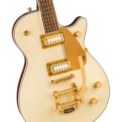 GRETSCH グレッチ Electromatic Pristine LTD Jet Single-Cut with Bigsby WHT GLD エレキギター ボディトップ。ピックアップ、ブリッジ