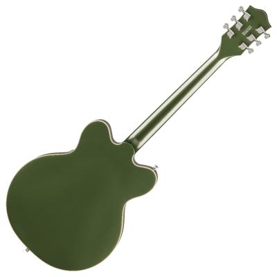 GRETSCH グレッチ G5622 Electromatic Center Block Double-Cut with V-Stoptail Olive Metallic エレキギター ボディバック画像