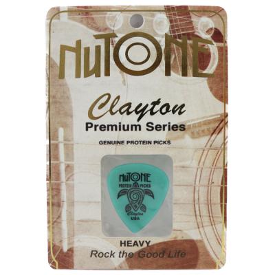 Clayton USA クレイトン NSH/1 NuTone Heavy スタンダード ギターピック 1枚