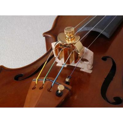 My Mute MM-V バイオリン ビオラ用消音器 装着イメージ画像