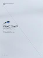 リヒャルト・シュトラウス ホルン協奏曲第1番変ホ長調 作品11 全音楽譜出版社