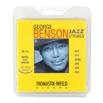 Thomastik-Infeld GB112 GEORGE BENSON JAZZ STRINGS Flat Wound フラットワウンドギター弦×6セット