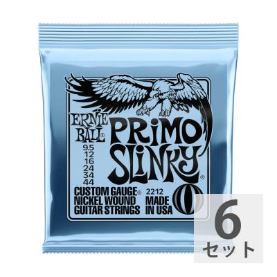 ERNIE BALL 2212 PRIMO SLINKY 095-44 エレキギター弦×6セット
