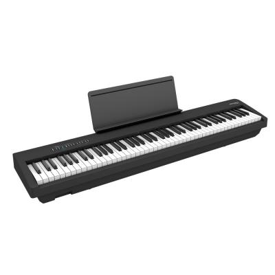 ROLAND FP-30X-BK Digital Piano ブラック 電子ピアノ キーボードスタンド キーボードベンチ 3点セット [鍵盤 Eset] ローランド 譜面台設置した画像