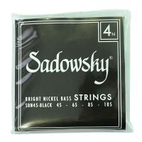 SADOWSKY SBN45 Black ブラックラベル ニッケル ベース弦×2セット