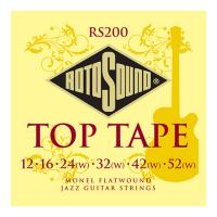 ROTOSOUND RS200 Top Tape Flatwound Electric Guitar 12-52 エレキギター弦×6セット