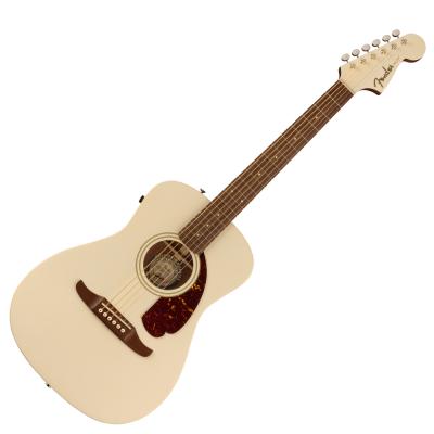 Fender フェンダー MALIBU PLAYER WN Olympic White エレクトリックアコースティックギター 入門9点 初心者セット ギター本体画像