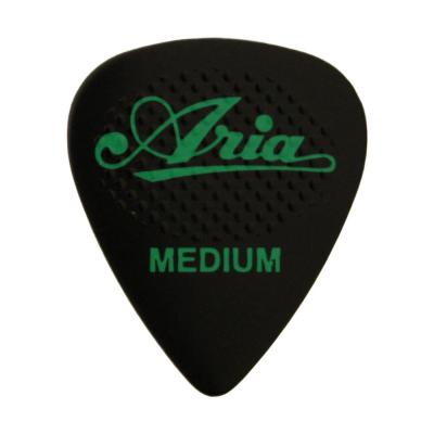 ARIA RUBBER GRIP Tear Drop MEDIUM BK×50枚 ギターピック