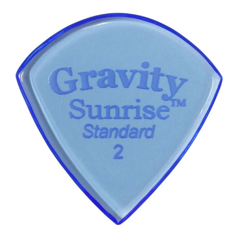 GRAVITY GUITAR PICKS sunrise -standard- GSUS2P 2.0mm Blue ピック