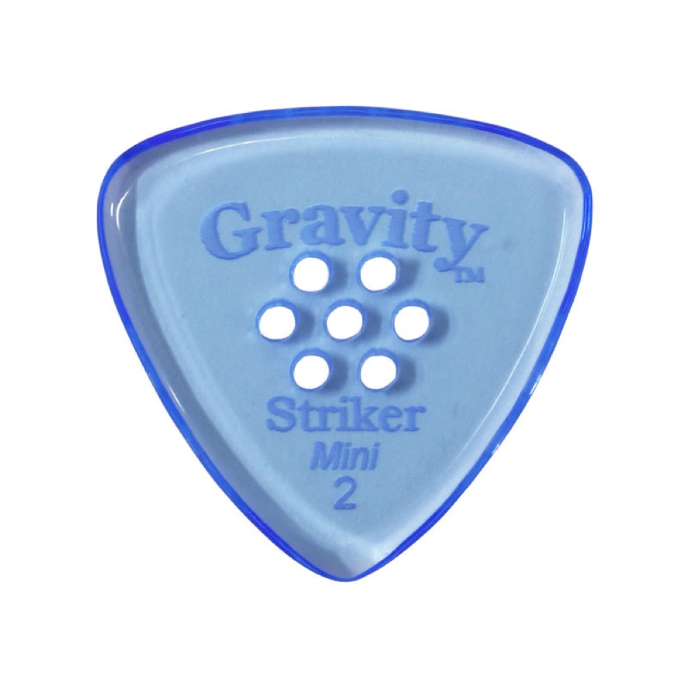 GRAVITY GUITAR PICKS Striker -Mini Multi-Hole- GSRM2PM 2.0mm Blue ピック