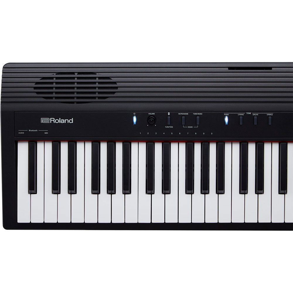 ROLAND GO-88 GO:PIANO88 Entry Keyboard Piano エントリーキーボード ピアノ 88鍵盤 本体左部アップ