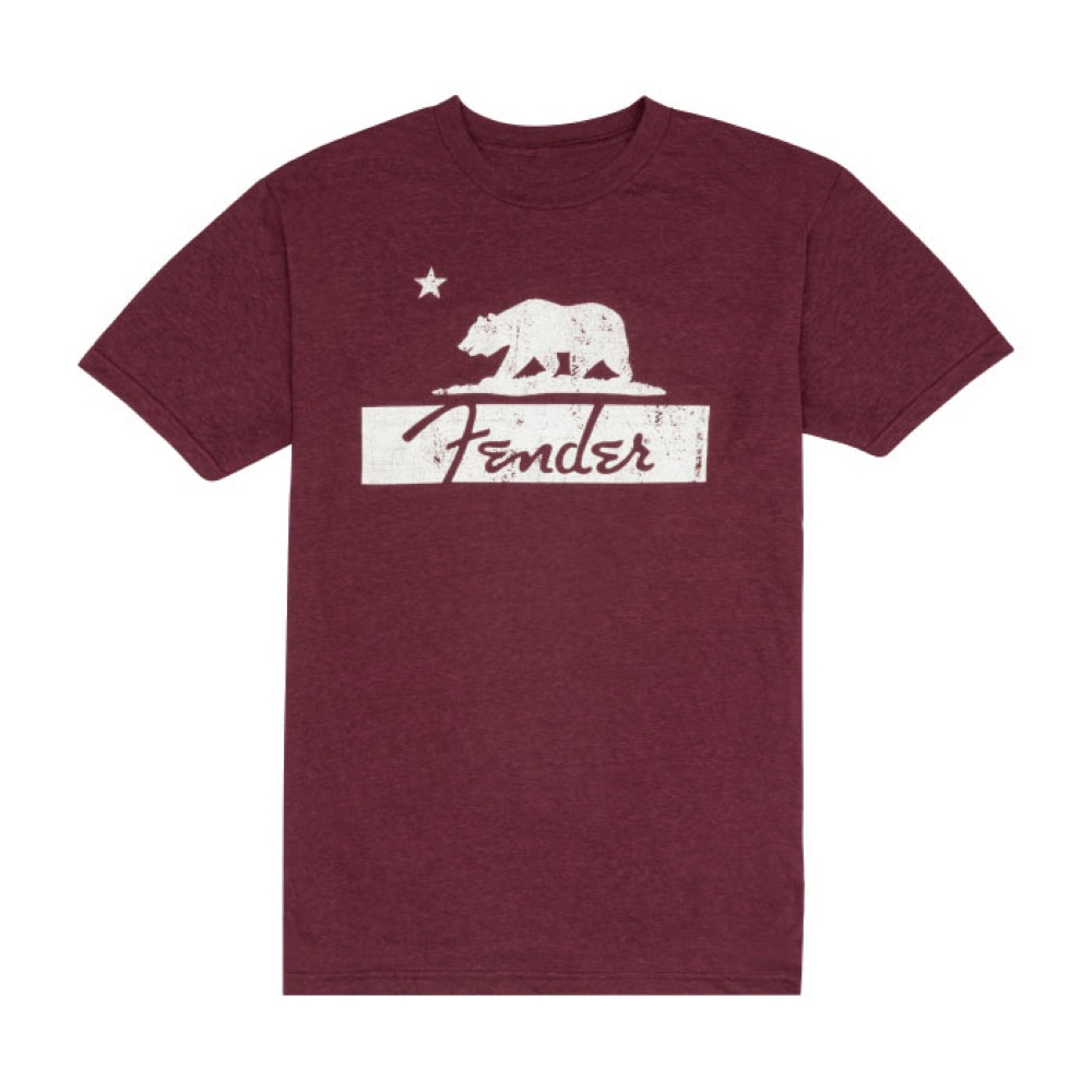 Fender Burgundy Bear Unisex T-Shirt Sサイズ Tシャツ 半袖