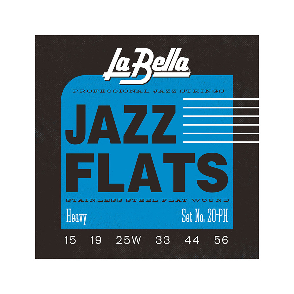 La Bella 20PH Heavy 15-56 Flat Wound Series ジャズギター弦