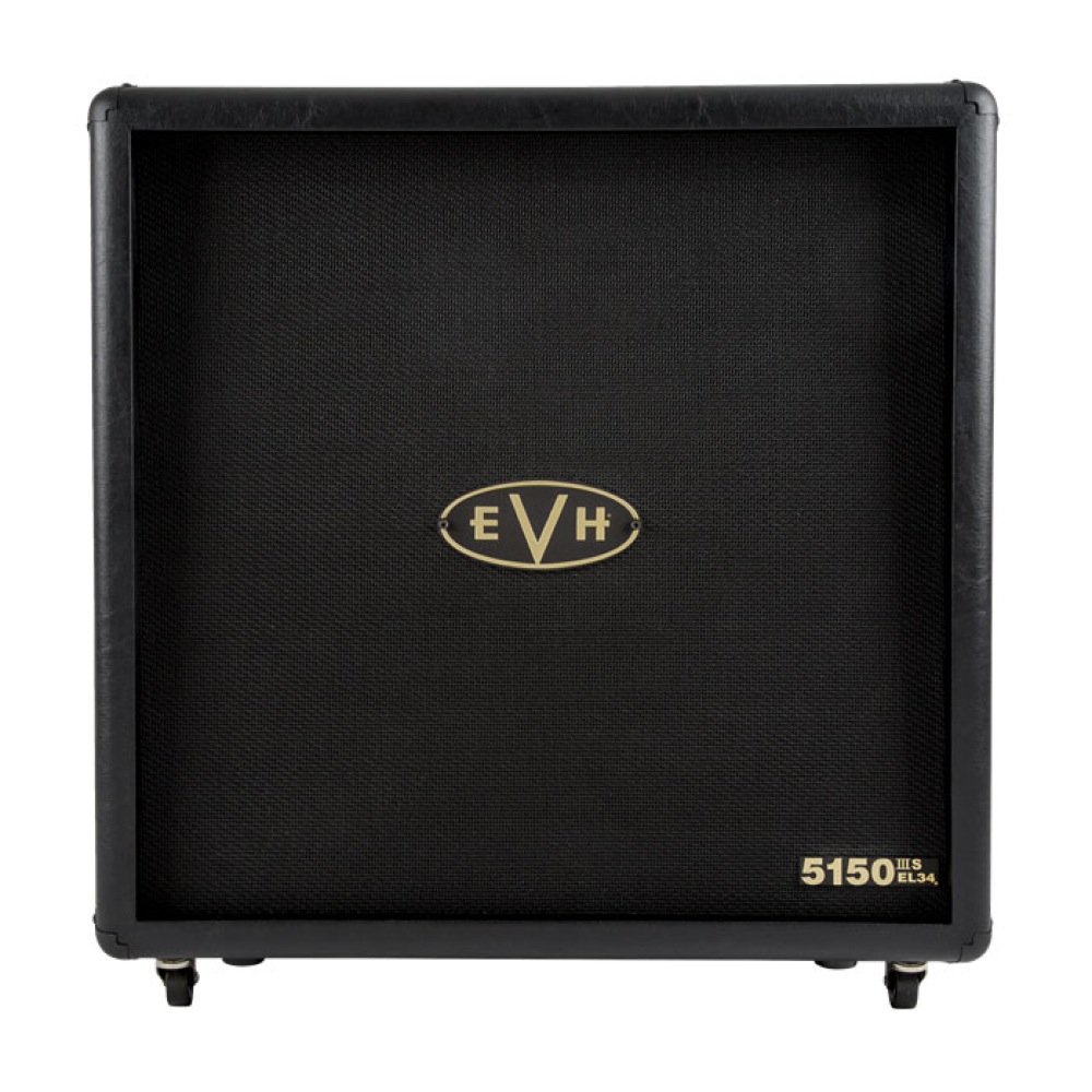EVH 5150IIIS EL34 4x12 Cabinet Black and Gold ギター用スピーカーキャビネット