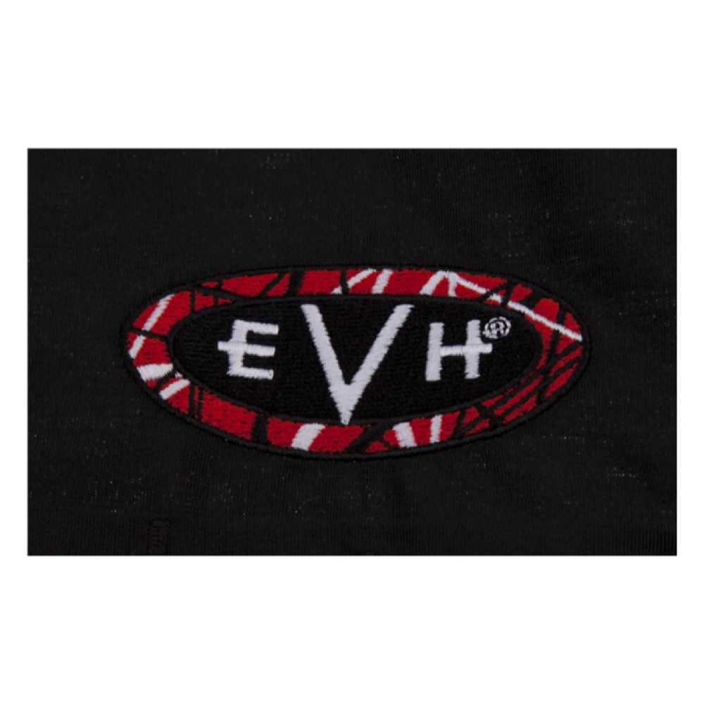 EVH イーブイエイチ Woven Shirt Black XL 半袖 ワークシャツ ロゴ部画像