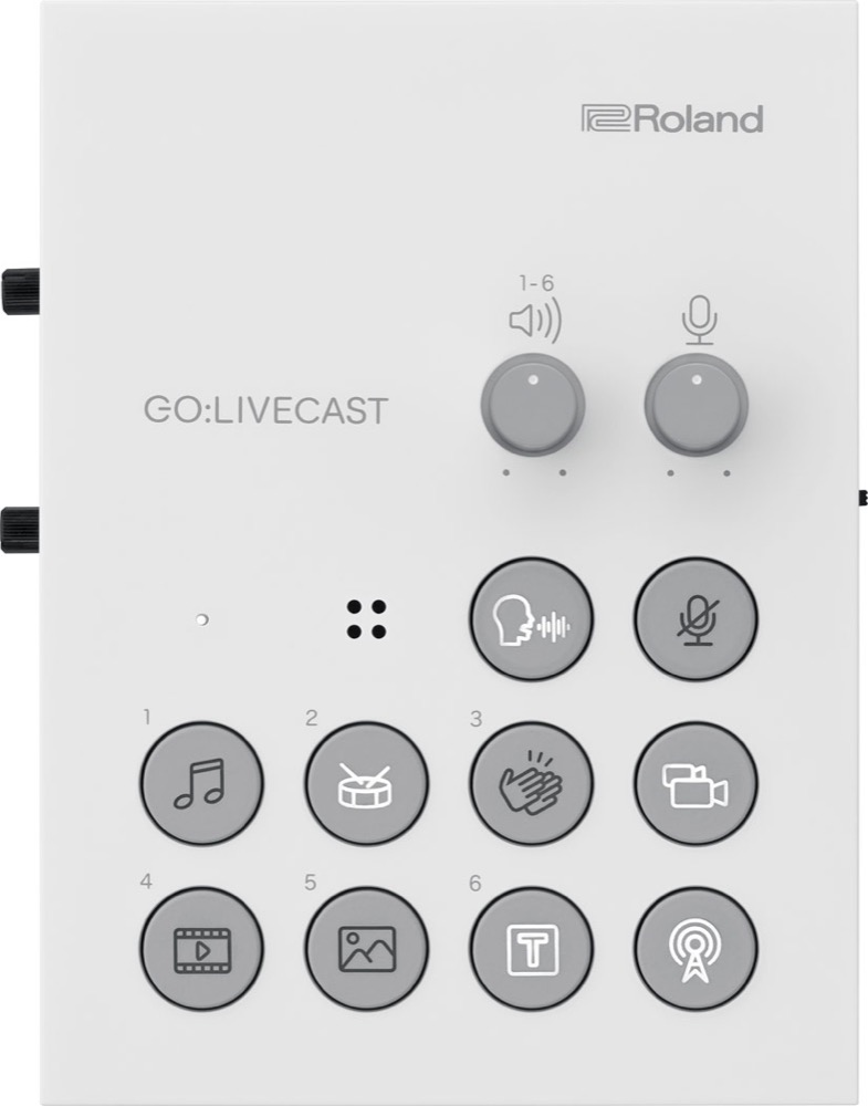 ROLAND GO:LIVECAST アウトレット Live Streaming Studio for Smartphones GOLIVECAST スマートフォン配信用ミキサー 詳細画像