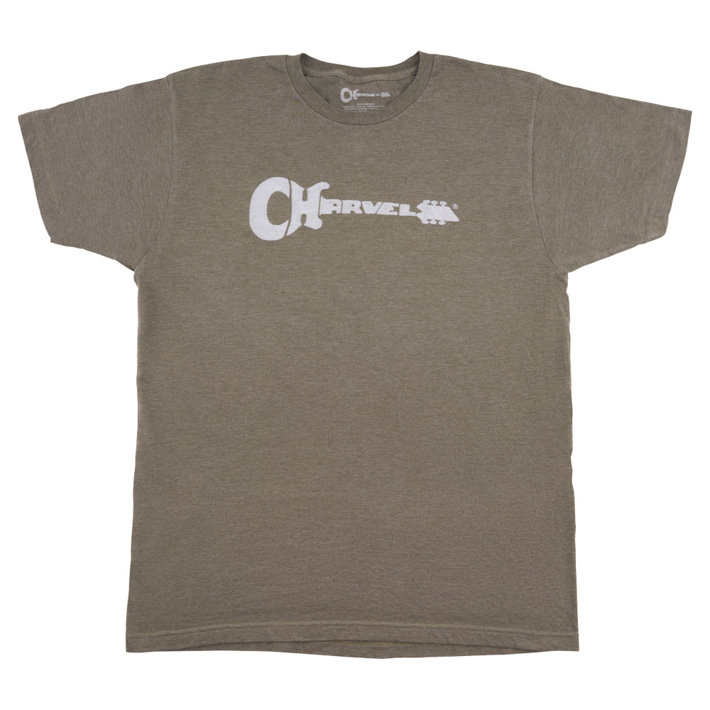 Charvel Guitar Logo T-Shirt Heather Green Lサイズ 半袖 Tシャツ