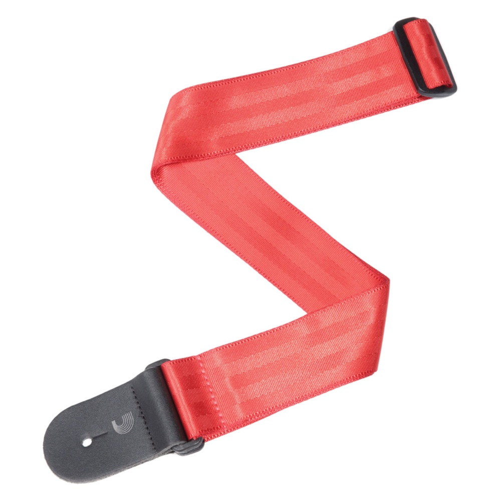 Planet Waves by D’Addario 50SB01 Woven SeatBelt Red ギターストラップ