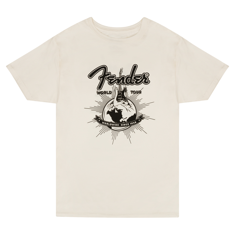 Fender World Tour T-Shirt Vintage White XL Tシャツ 半袖