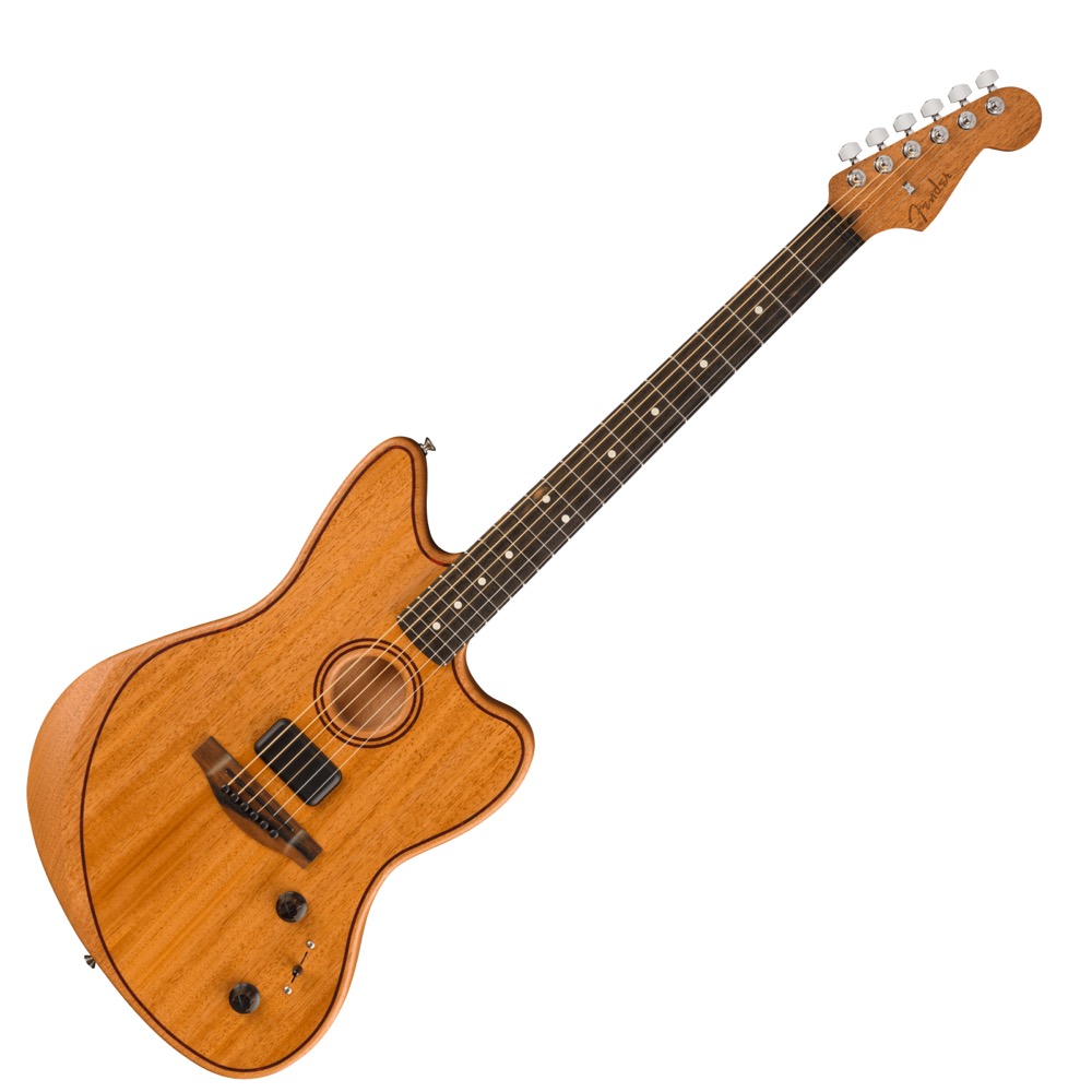 Fender American Acoustasonic Jazzmaster All-Mahogany Natural エレクトリックアコースティックギター