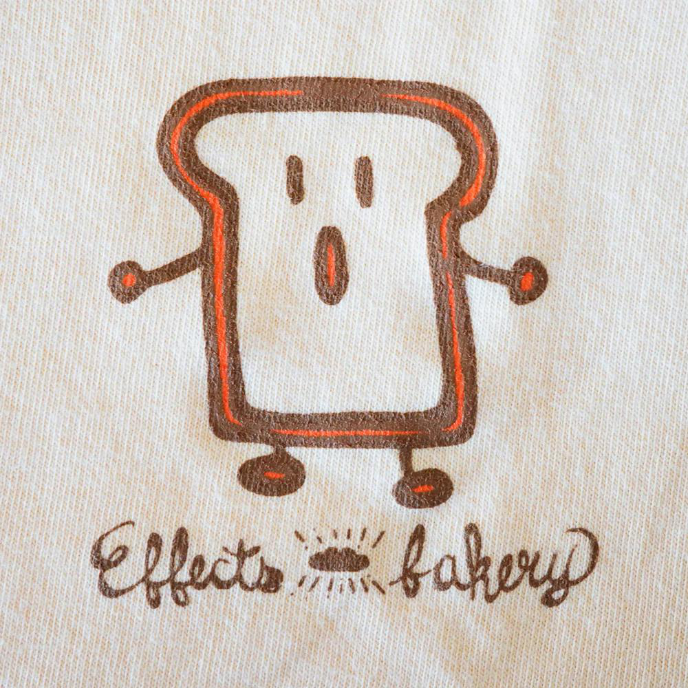 Effects Bakery Plain Bread XLサイズ 半袖 Tシャツ プレーンブレッドナチュラル ロゴ画像