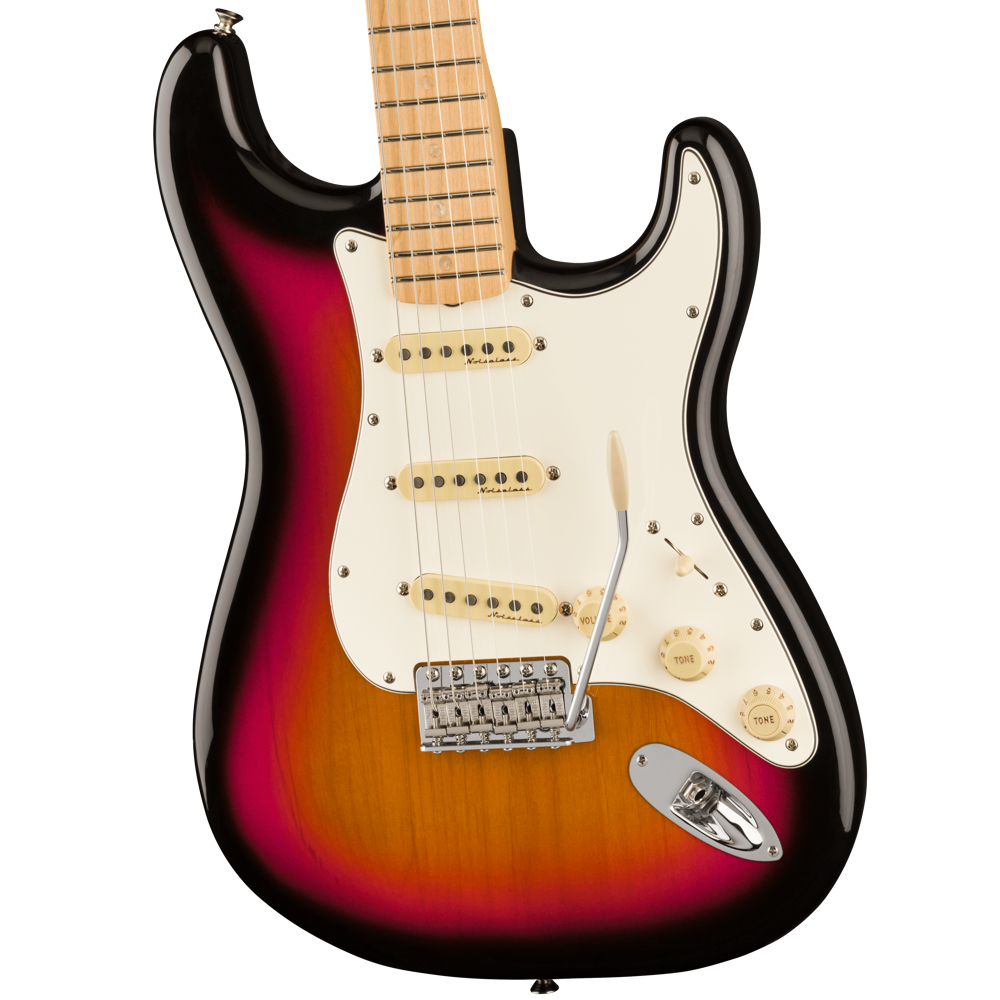 Fender Steve Lacy People Pleaser Stratocaster MN Chaos Burst エレキギター ボディー画像