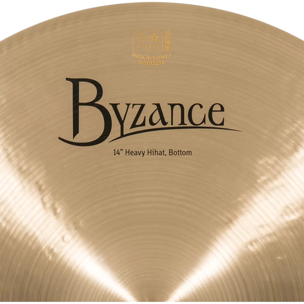 MEINL マイネル B14HH Byzance Traditional Hihats 14” Hvy Hihat pr ハイハットトップ＆ボトム ボトムロゴ