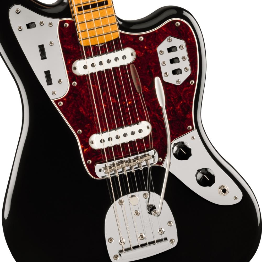Fender フェンダー Vintera II 70s Jaguar MN BLK エレキギター ジャガー ボディ画像