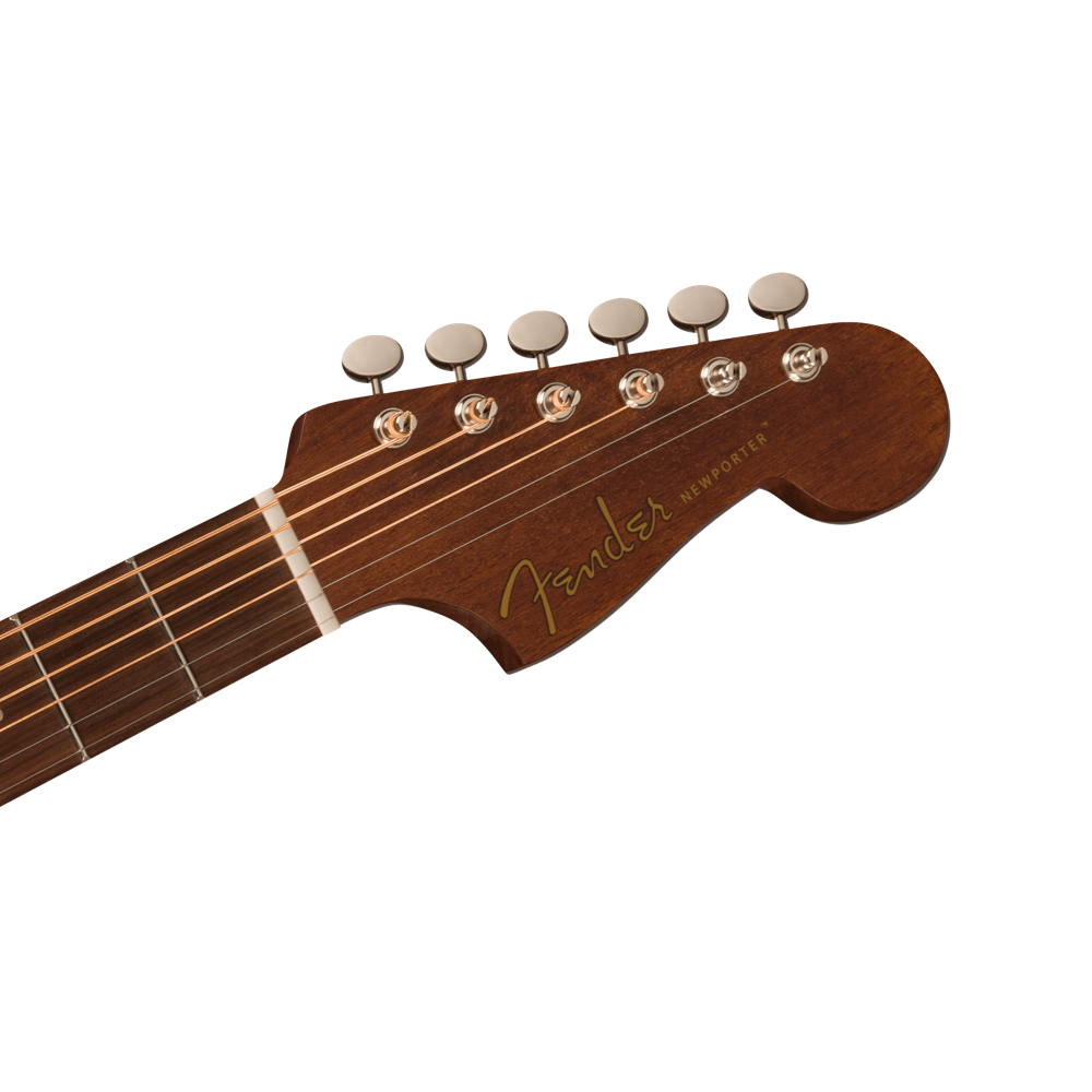 Fender フェンダー NEWPORTER SPECIAL HSB MAH W/BAG PF Honey Burst エレアコ アコースティックギター ヘッド画像