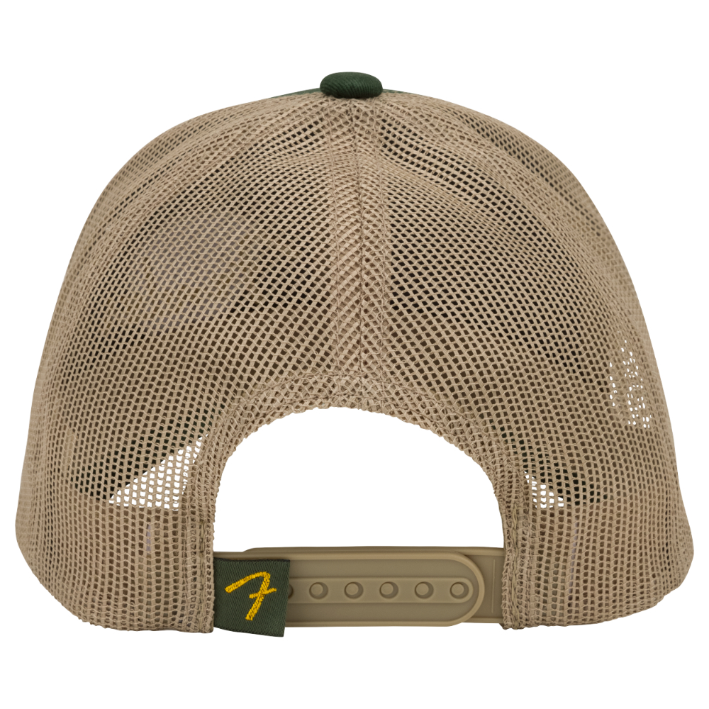 Fender フェンダー Globe Pick Patch Hat One Size Green Khaki カーキグリーン キャップ スナップバック