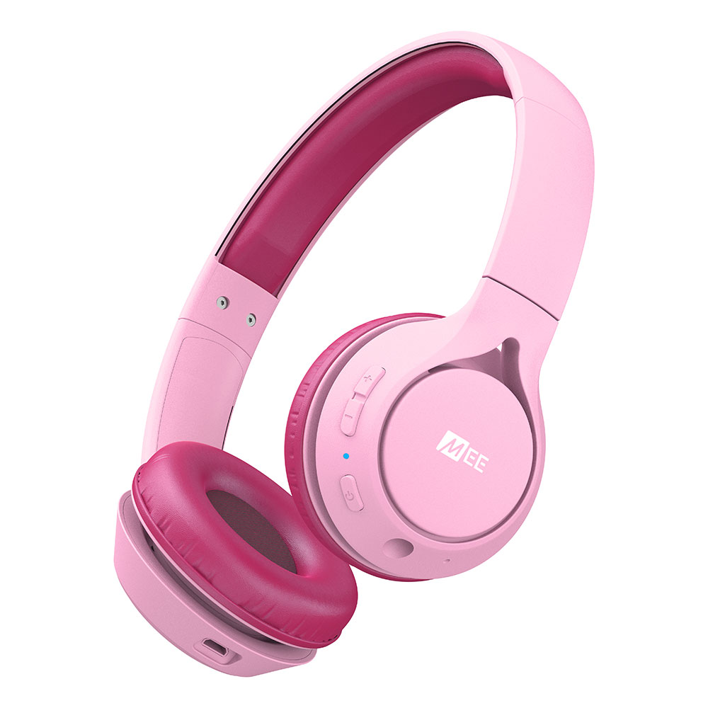 MEE audio ミーオーディオ HP-KJ45BT-PK KidJamz KJ45BT ピンク 子供用ワイヤレスヘッドホン キッズヘッドフォン 全体像