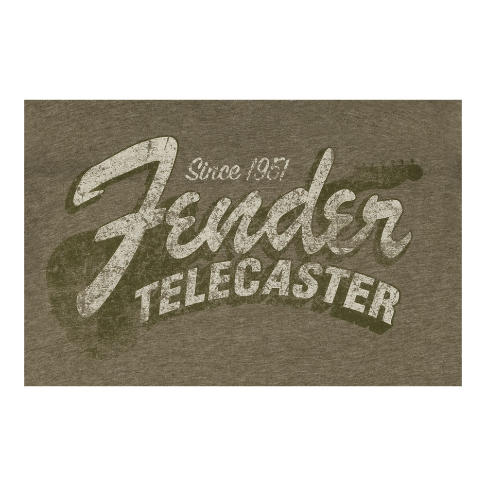 Fender フェンダー Since 1951 Telecaster T-Shirt Military Heather Green XLサイズ Tシャツ デザイン部