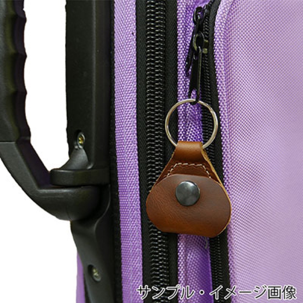 Perri’s ペリーズ FBPH-7139 TAN Baseball Leather Pick Keychains ピックホルダー ピックケース キーリング付き サブ画像2
